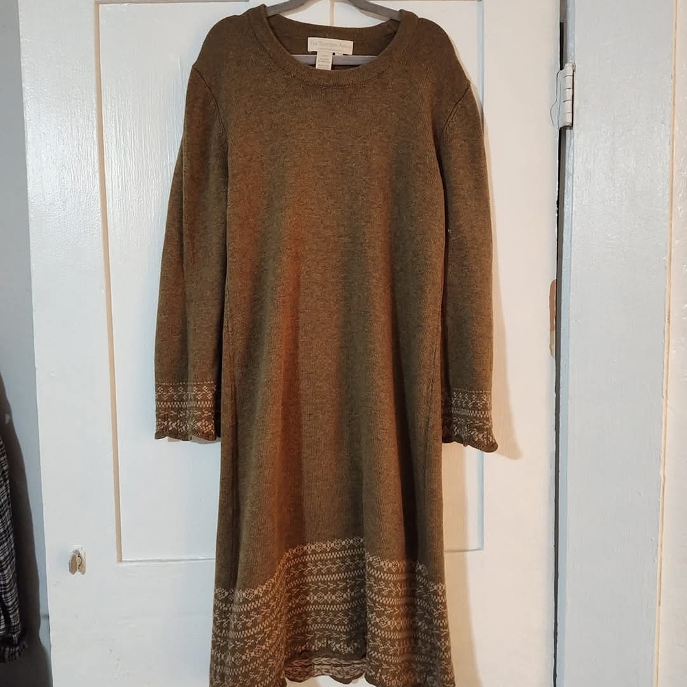 The Territory Ahead wool/cotton sweater dress